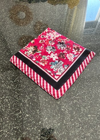 Çiçek Desenli Pileli Bohem Kadın Eşarp - Görsel 10