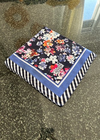 Çiçek Desenli Pileli Bohem Kadın Eşarp - Görsel 11