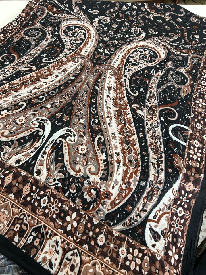 Kadın Çok Renkli Bohem Tarzı Kraş Şal - Görsel 5