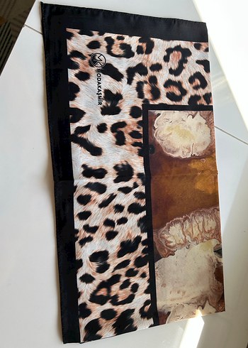 Beden Modakaşmir Leopar Desenli Kadın Eşarp