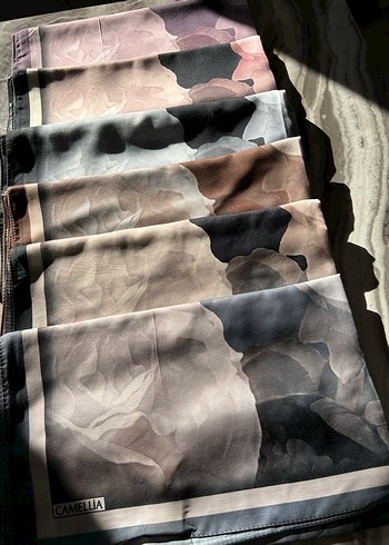 Lotus Desen Soft Pamuk Şal - Görsel 2