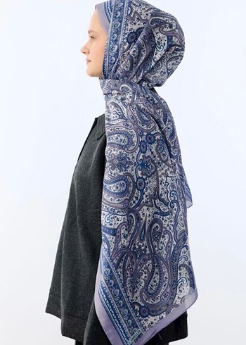 Etnik Desenli Soft Pamuk Şal - Görsel 4