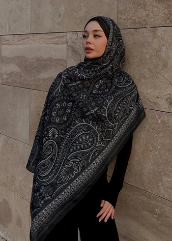Etnik Desenli Soft Pamuk Şal - Görsel 2