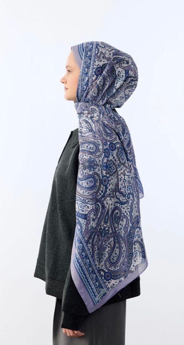 Etnik Desenli Soft Pamuk Şal - Görsel 4