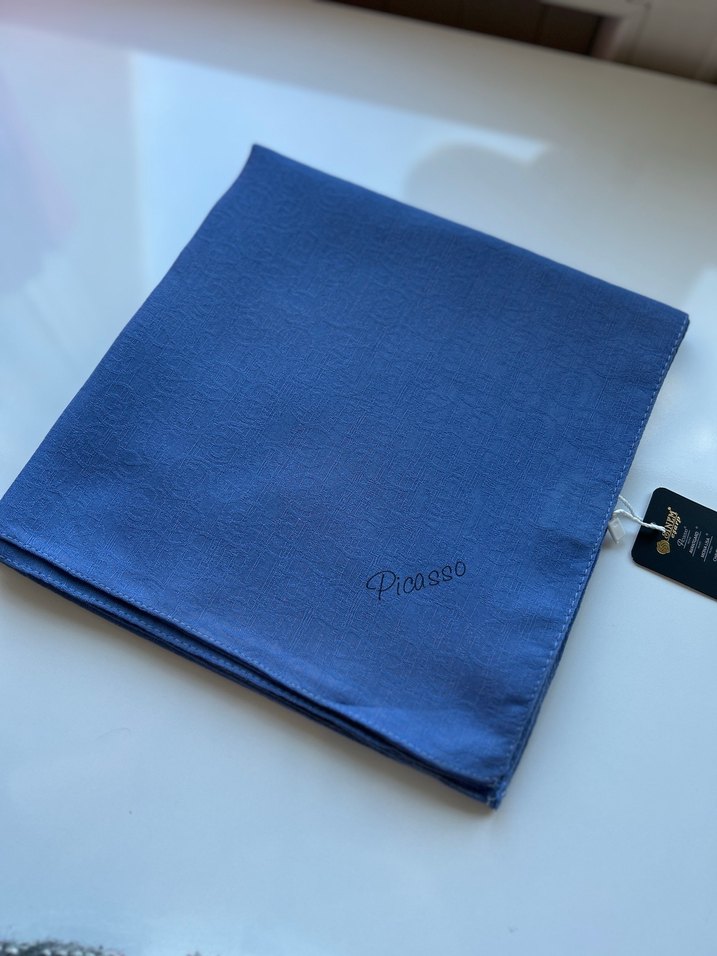 Desenli Jakarlı Eşarp - Görsel 3