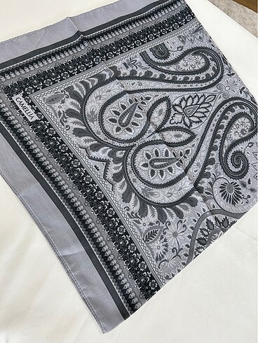 Soft Pamuk Desenli Eşarp - Görsel 5