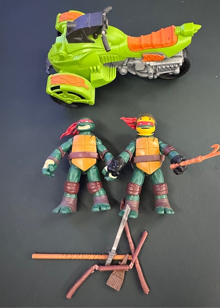 Orjinal Ninja Turtles figür seti - Görsel 4