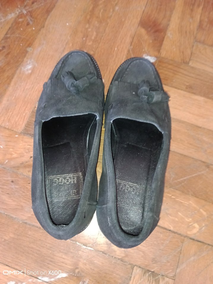 Erkek Çocuk Siyah Süet Püsküllü Klasik Loafer - Görsel 2