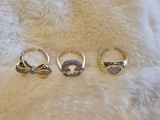 Beden Çelik gold ayarlanabilir yüzük