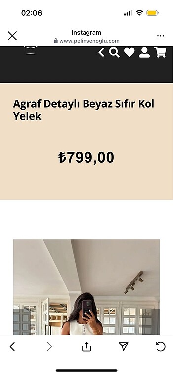 Zara Korse yelek