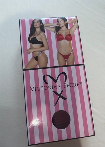 Victorias Secret Parlak Kırmızı Glamour Sütyen Takımı - Görsel 7