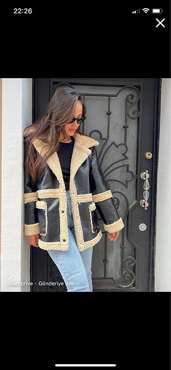 xl Beden Blazer kürk kaban