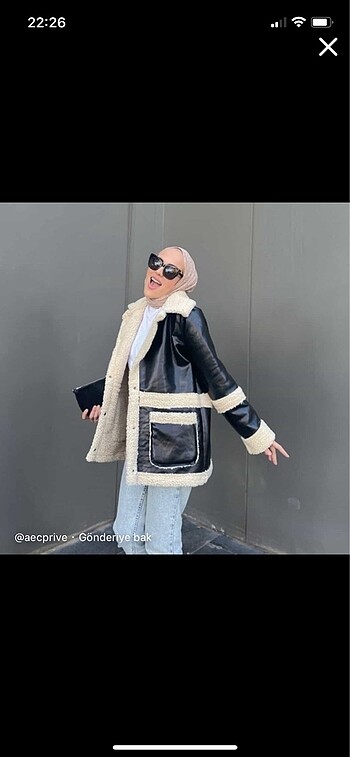 Zara Blazer kürk kaban