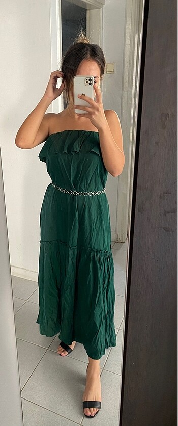 Zara Straplez elbise