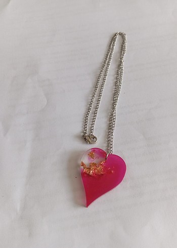 Accessorize Renkli Zincir Detaylı Turuncu Midi Kolye