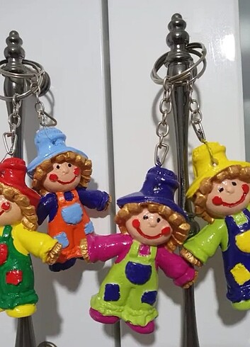 Korkuluk Anahtarlık