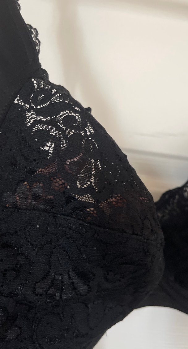 Siyah Gotik Dantelli Sütyen - Görsel 4