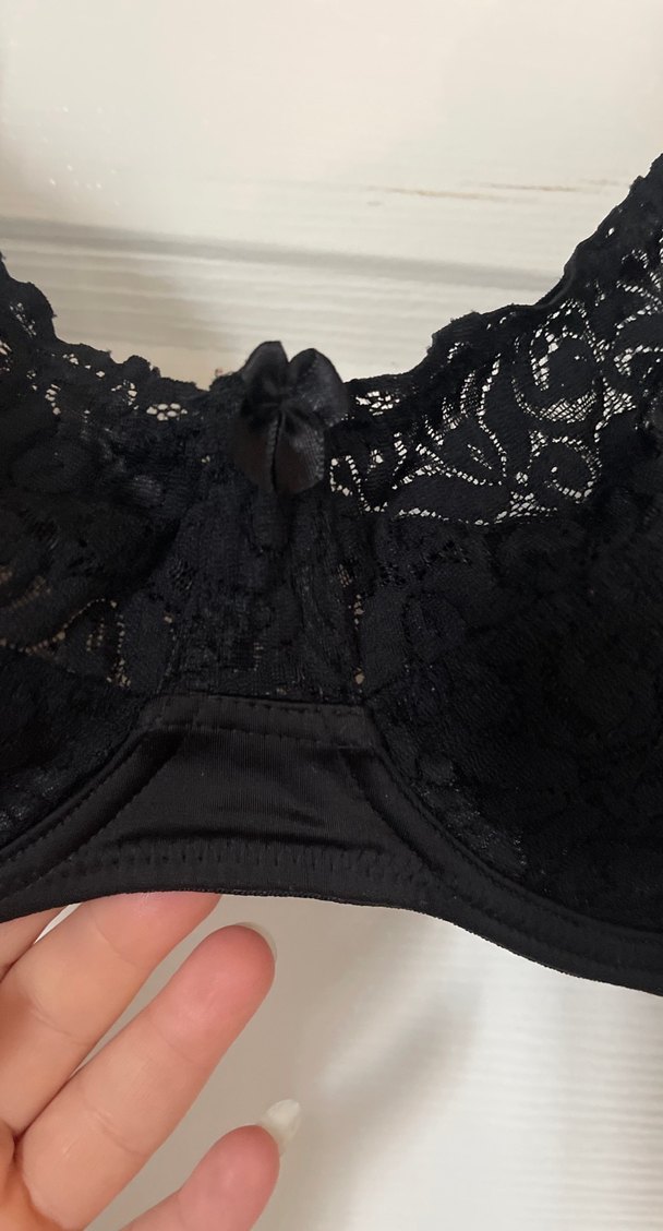 Siyah Gotik Dantelli Sütyen - Görsel 5