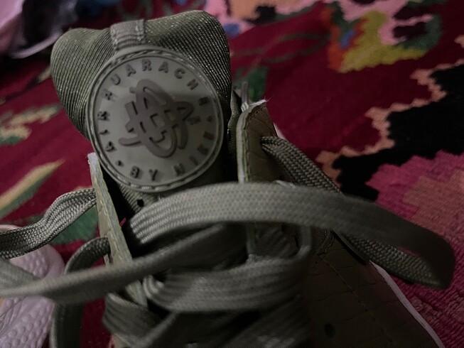 Nike yeşil bez spor ayakkabı - Görsel 5