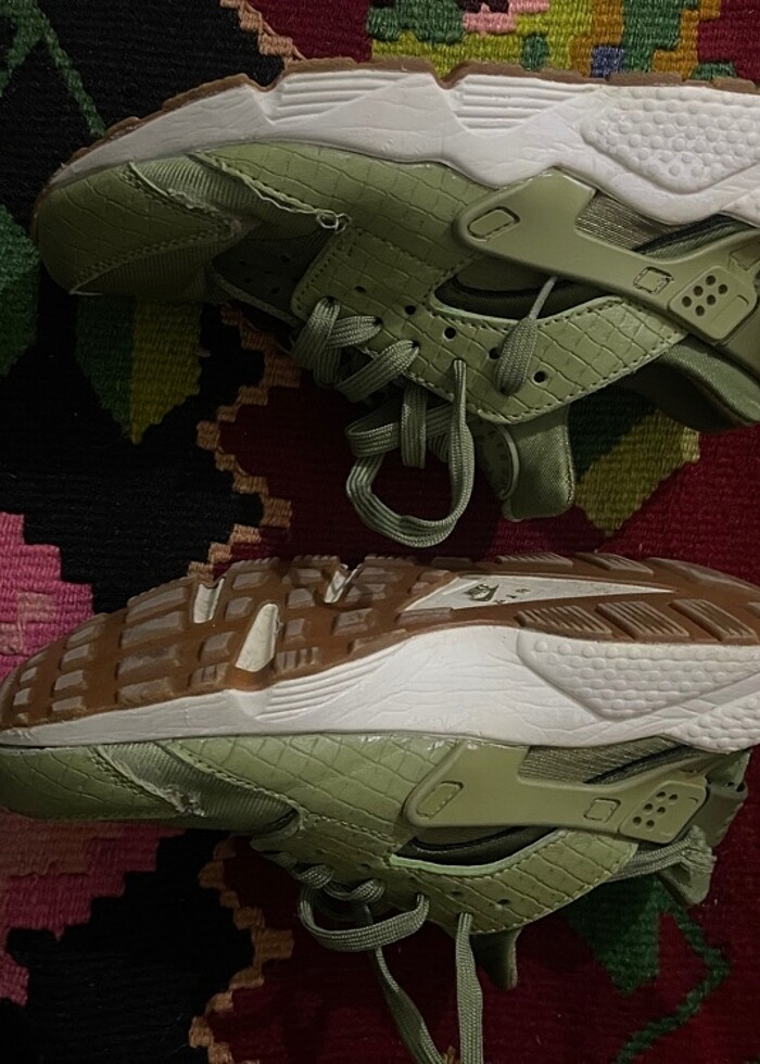 Nike yeşil bez spor ayakkabı - Görsel 4