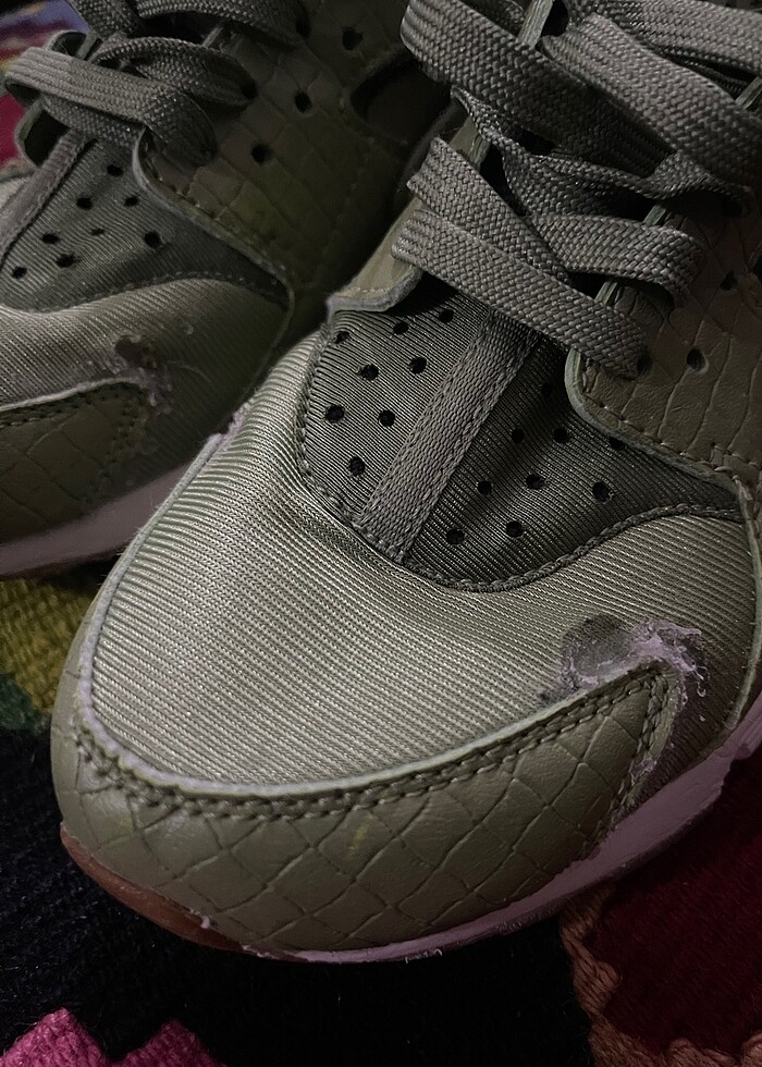 Nike yeşil bez spor ayakkabı - Görsel 3