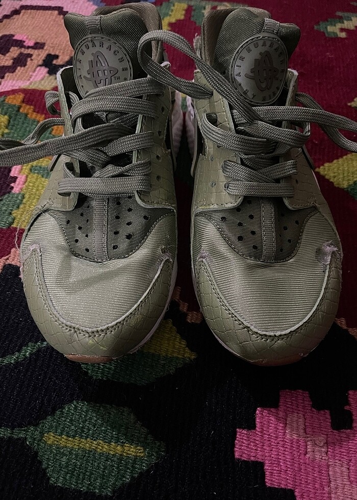 Nike yeşil bez spor ayakkabı - Görsel 2