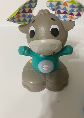 Beden Renkli Kulaklı Gri Eğitim Oyuncağı- fisher price geyik