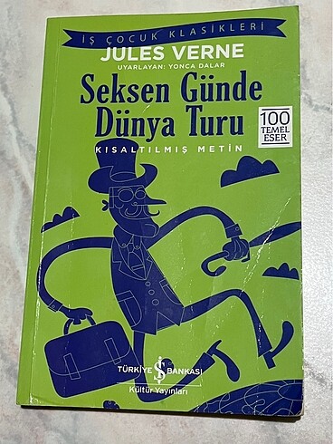 SEKSEN GÜNDE DEVRİ ALEM İŞ BANKASI ÇOCUK KLASİKLER KISALTILMIŞ M