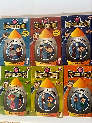 Profesör Pi ile Matematik 6 Kitap Set serisi