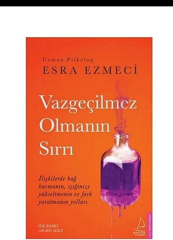 Esra ezmeci kitap vazgeçilmez olmanın sırrı