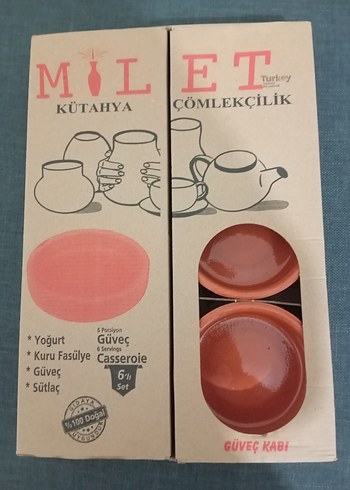 Bej Seramik Yemek Kabı Seti - Görsel 4