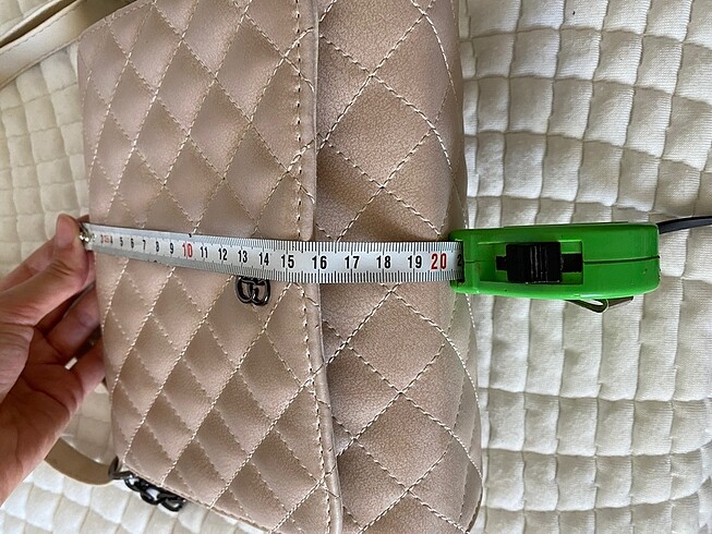 pudra pembe kol çantası - Görsel 4