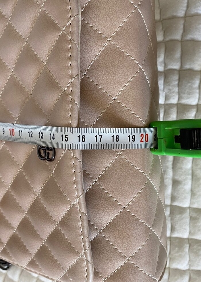 pudra pembe kol çantası - Görsel 4