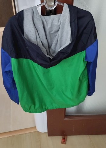 Erkek Çocuk Renkli Fermuarlı Yağmurluk - Görsel 2