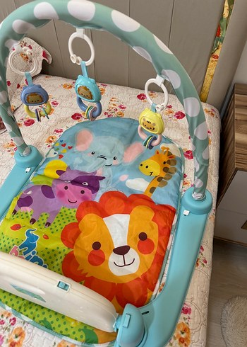 Renkli Hayvan Figürlü Bebek Oyun Minderi