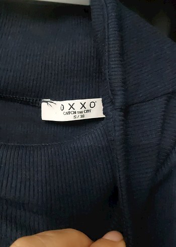 Uzun Kollu Lacivert Hamile Tunik - Görsel 3