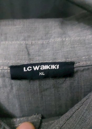 Gri Çizgili V Yaka Erkek Kazak - Görsel 2