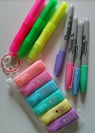 3 Set Fosforlu Kalem