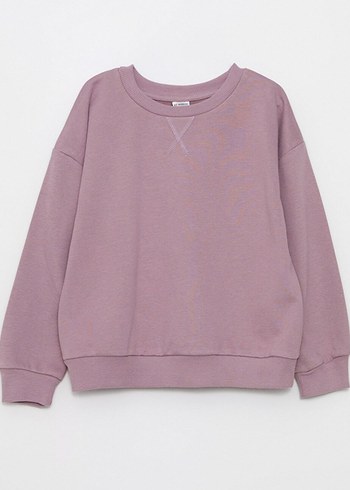 Lila Swatshirt - Görsel 4