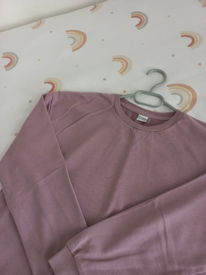 Lila Swatshirt - Görsel 3