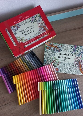Faber Castell Keçeli Kalem Boyama Terapisi Seti Mandala