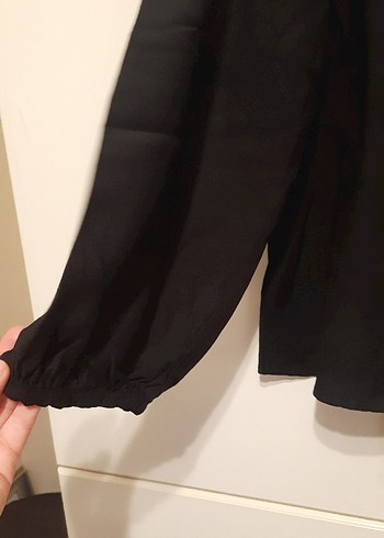 xxl Beden siyah Renk Kemerli Siyah Kadın Bluz