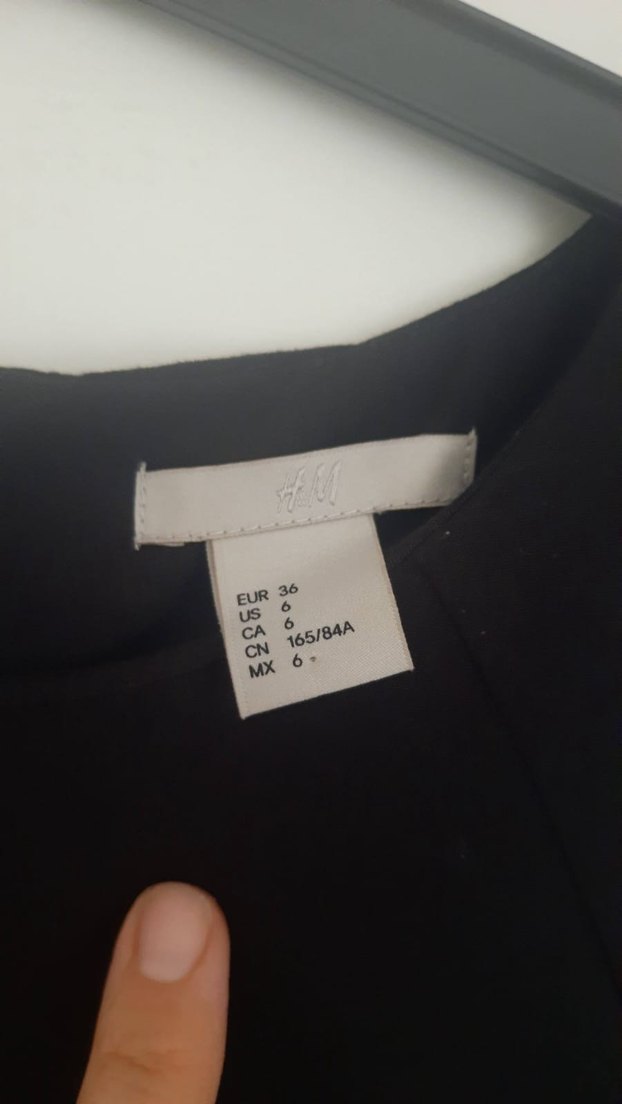 H&M Siyah Midi Elbise - Görsel 3