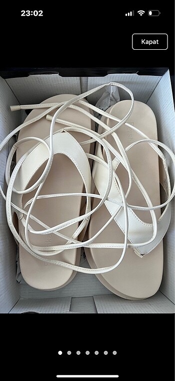 38 Beden BERSHKA sandalet