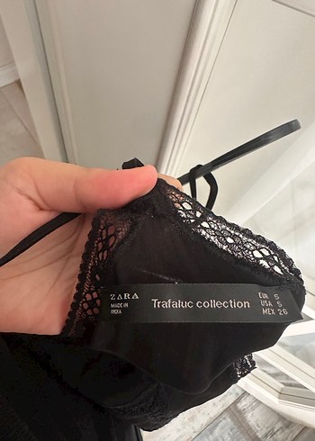 Zara Siyah Nakışlı Uzun Askılı Kadın Elbise