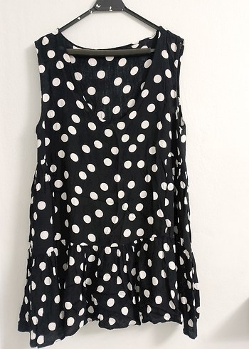 Puantiye Desenli Siyah Hamile Midi Etek - Görsel 4