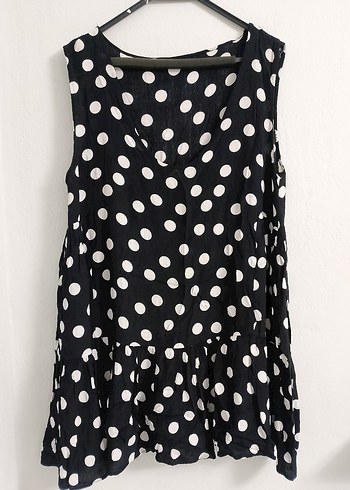 Puantiye Desenli Siyah Hamile Midi Etek - Görsel 3