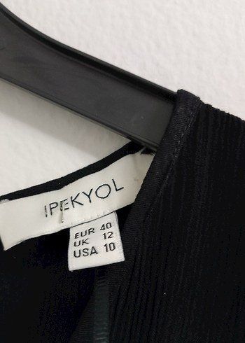 40 Beden siyah Renk Siyah Piliseli V Yaka Uzun Kollu Midi Elbise