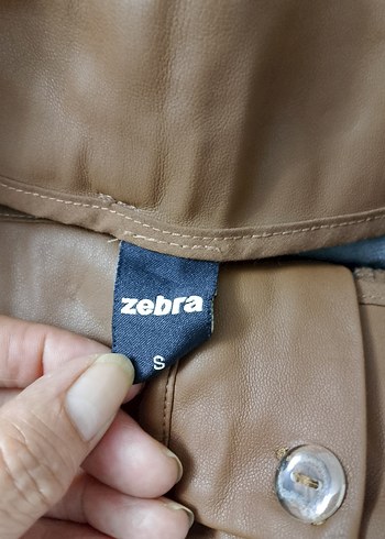 Kemerli Bej Deri Mini Şort - Görsel 8