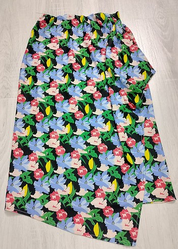 Çiçek Desenli Uzun etek - Görsel 3